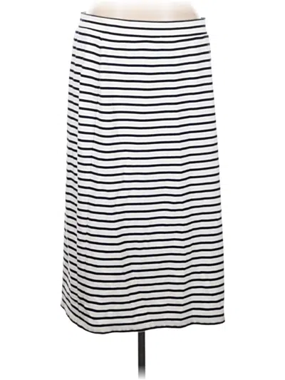 Pre-owned Talbots Casual Skirt In White