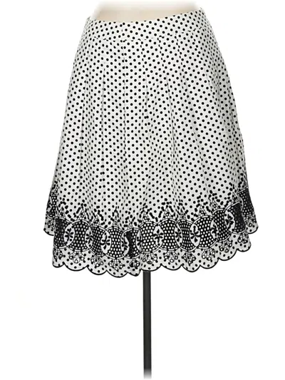 Pre-owned Talbots Casual Skirt In White