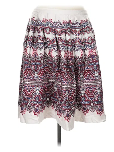 Pre-owned Talbots Casual Skirt In White