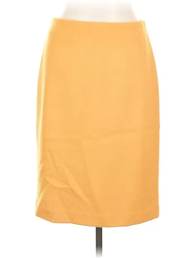 Pre-owned Talbots Casual Skirt In Yellow