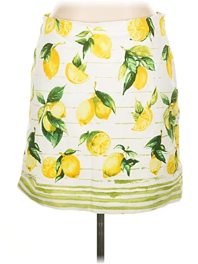 Pre-owned Talbots Casual Skirt In Yellow