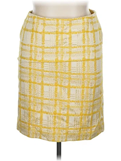 Pre-owned Talbots Casual Skirt In Yellow