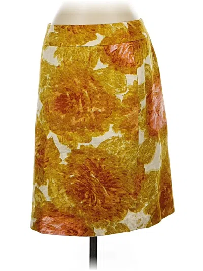 Pre-owned Talbots Casual Skirt In Yellow