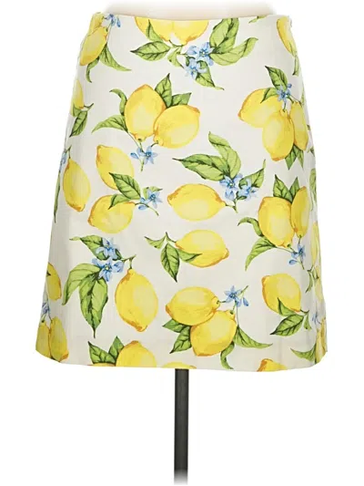 Pre-owned Talbots Casual Skirt In Yellow