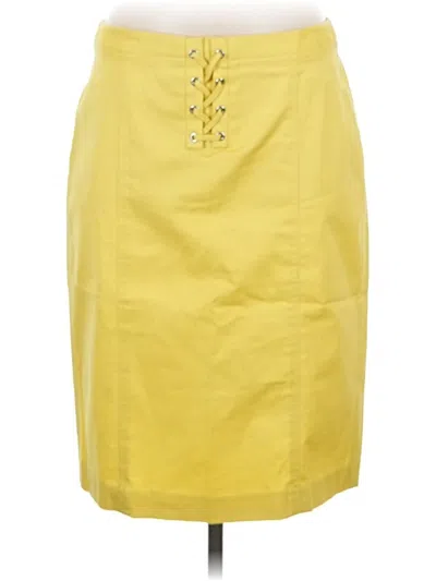 Pre-owned Talbots Casual Skirt In Yellow