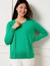 Talbots Charming Cardigan Sweater - Simply Green - 2x