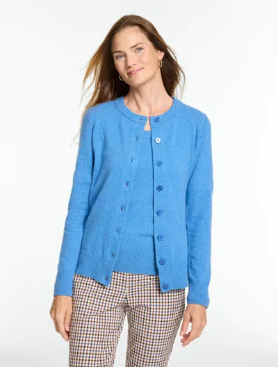 Talbots Charming Cardigan Sweater - Coastline Blue - Xs