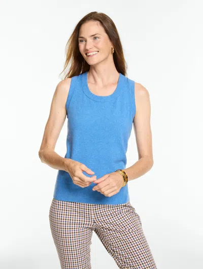Talbots Charming Shell Sweater - Coastline Blue - Xs