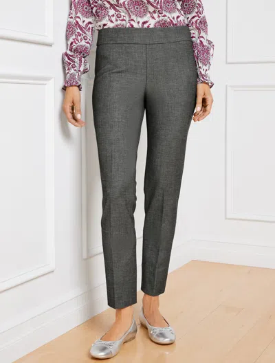 Talbots Petite -  Chatham Ankle Pants - Sharkskin - Black - 10