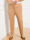 Talbots Chatham Slim Leg Ankle Pants - Toasted Coconut - 14 In Toasted Coconut