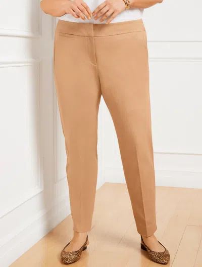 Talbots Chatham Slim Leg Ankle Pants - Toasted Coconut - 14