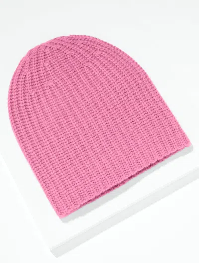 Talbots Chunky Cashmere Beanie - Candy Pink - 001