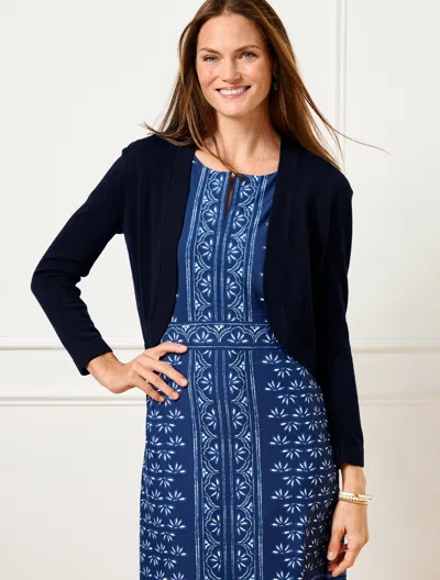 Talbots Classic Shrug - Blue - Medium