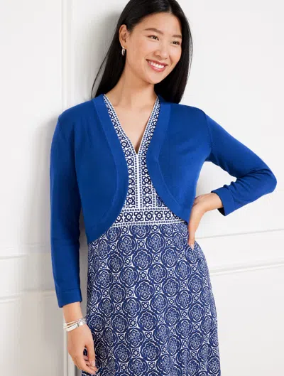 Talbots Classic Shrug - Blue Majesty - Large