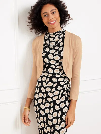 Talbots Classic Shrug - Fawn - Medium