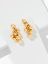 Talbots Cluster Garland Drop Earrings - Gold - 001  In Gold