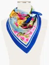 Talbots Coastal Scenic Square Scarf - Corn Silk - 001