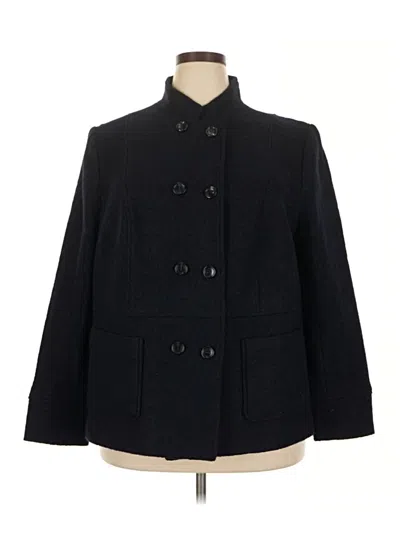 Pre-owned Talbots Coat In Black