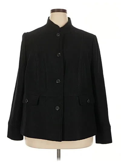 Pre-owned Talbots Coat In Black
