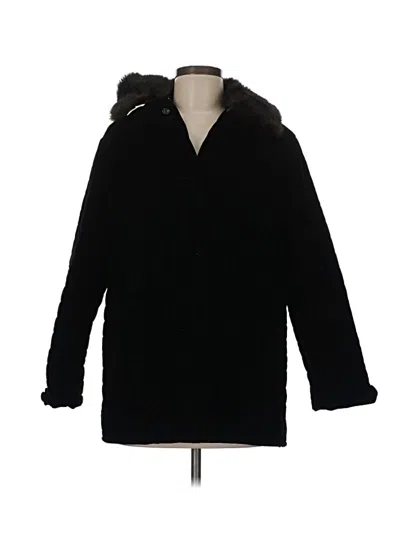 Pre-owned Talbots Coat In Black