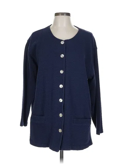 Pre-owned Talbots Coat In Blue