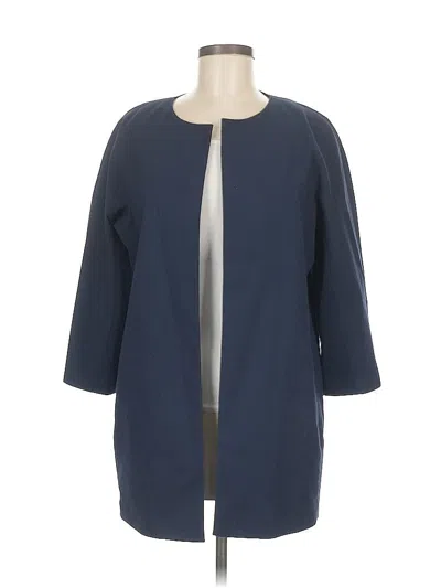 Pre-owned Talbots Coat In Blue