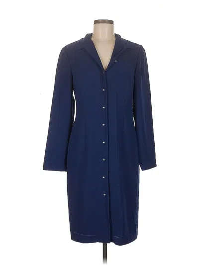 Pre-owned Talbots Coat In Blue