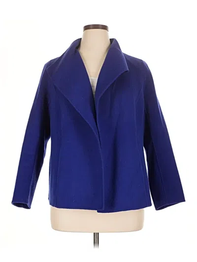 Pre-owned Talbots Coat In Blue