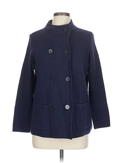 Pre-owned Talbots Coat In Blue
