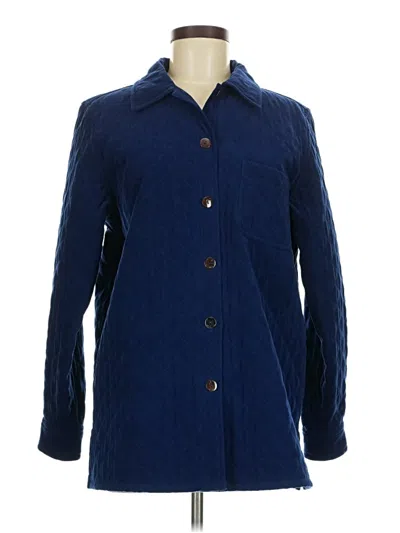 Pre-owned Talbots Coat In Blue