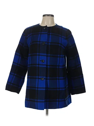 Pre-owned Talbots Coat In Blue