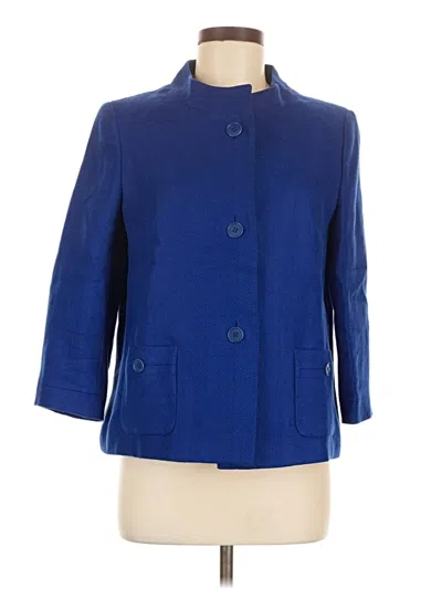 Pre-owned Talbots Coat In Blue