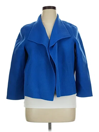 Pre-owned Talbots Coat In Blue