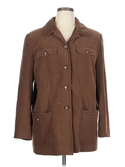 Pre-owned Talbots Coat In Brown