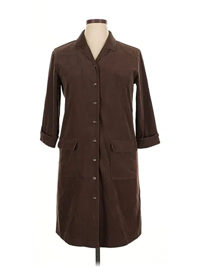 Pre-owned Talbots Coat In Brown