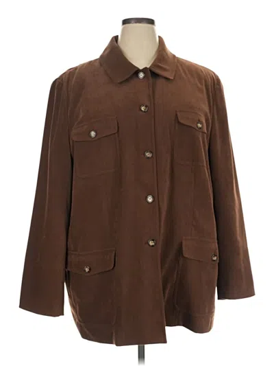 Pre-owned Talbots Coat In Brown