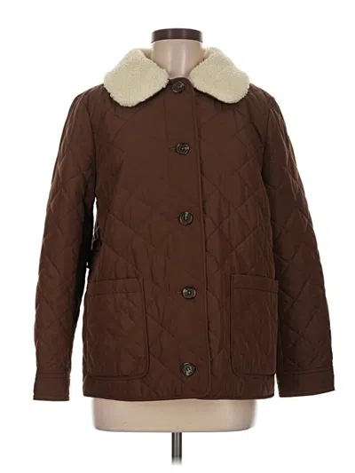 Pre-owned Talbots Coat In Brown