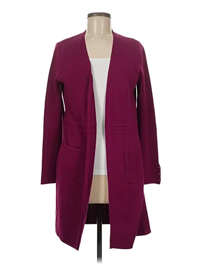 Pre-owned Talbots Coat In Burgundy