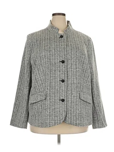 Pre-owned Talbots Coat In Gray