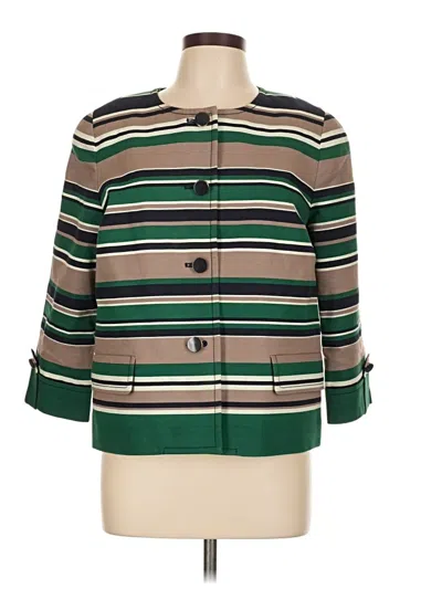 Pre-owned Talbots Coat In Green