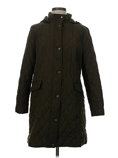 Pre-owned Talbots Coat In Green