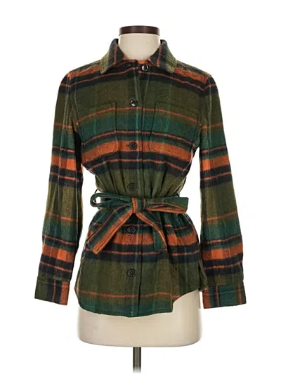 Pre-owned Talbots Coat In Green