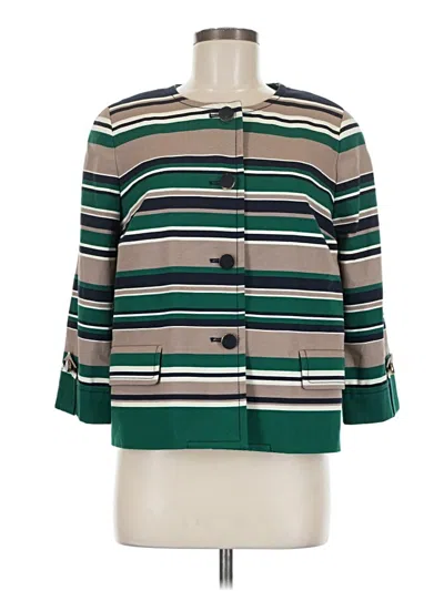 Pre-owned Talbots Coat In Green