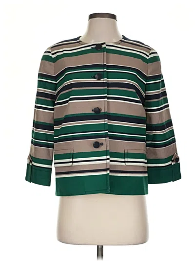 Pre-owned Talbots Coat In Green