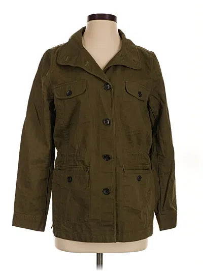 Pre-owned Talbots Coat In Green