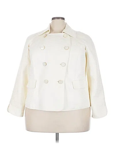 Pre-owned Talbots Coat In Ivory