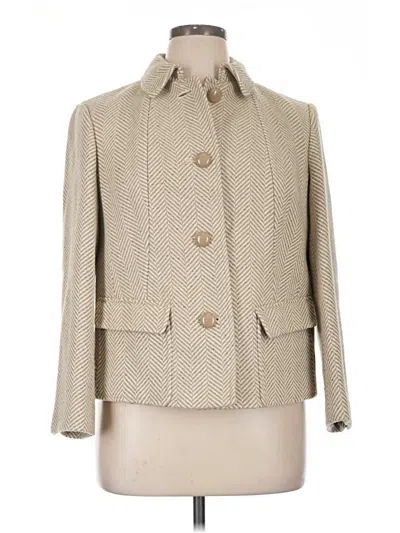 Pre-owned Talbots Coat In Ivory