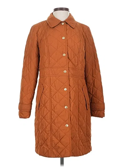 Pre-owned Talbots Coat In Orange