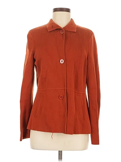 Pre-owned Talbots Coat In Orange
