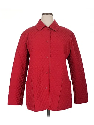 Pre-owned Talbots Coat In Red